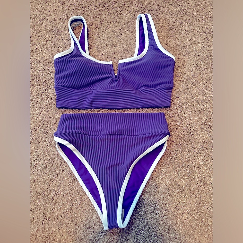 Purple Medium Lain Snow Swim